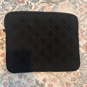 Vera Bradley Black Quilted Tablet Case